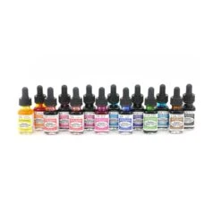 Dr. Ph. Martin's Radiant Concentrated Watercolour Ink - Set A -ARTdiscount DR Ph Martins SetA open