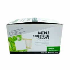 Daler-Rowney Simply Mini Stretched Canvases 4" X 4" (10 X 10cm) - Box Of 16 8 Daler-Rowney Simply Mini Stretched Canvases 4" X 4" (10 X 10cm) - Box Of 16 -ARTdiscount Daler Rowney mini canvases box