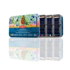 Derwent Inktense Watercolour Ink Pencils Tin Of 100 Assorted Colours -ARTdiscount Derwent Inktense Pencils 100 Tin Hero SQ