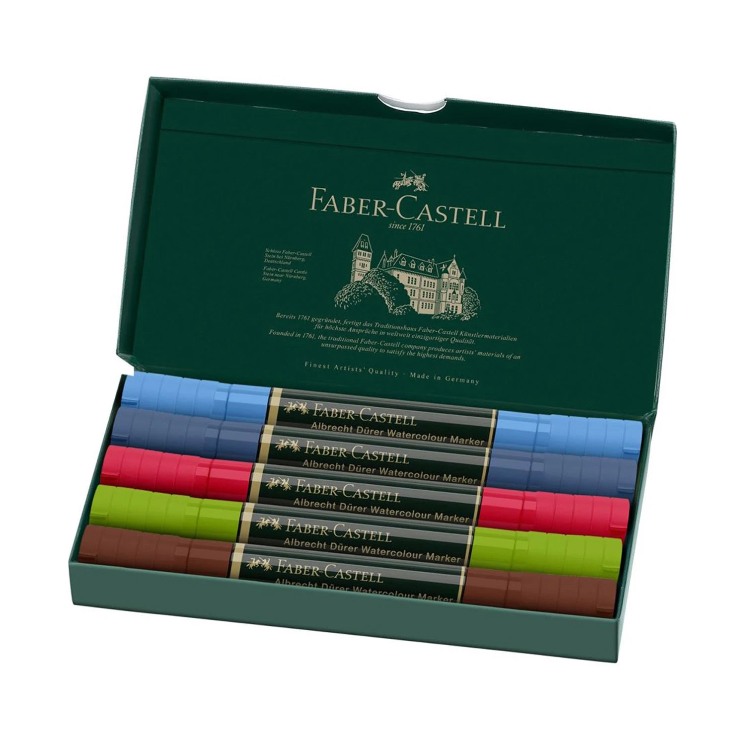 Faber-Castell Albrecht Dürer Watercolour Markers - Urban Sketch - Set Of 5 3 Faber-Castell Albrecht Dürer Watercolour Markers - Urban Sketch - Set Of 5 - Image 3