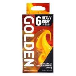 Golden Heavy Body Artist Acrylics Intro Set 6 X 22ml