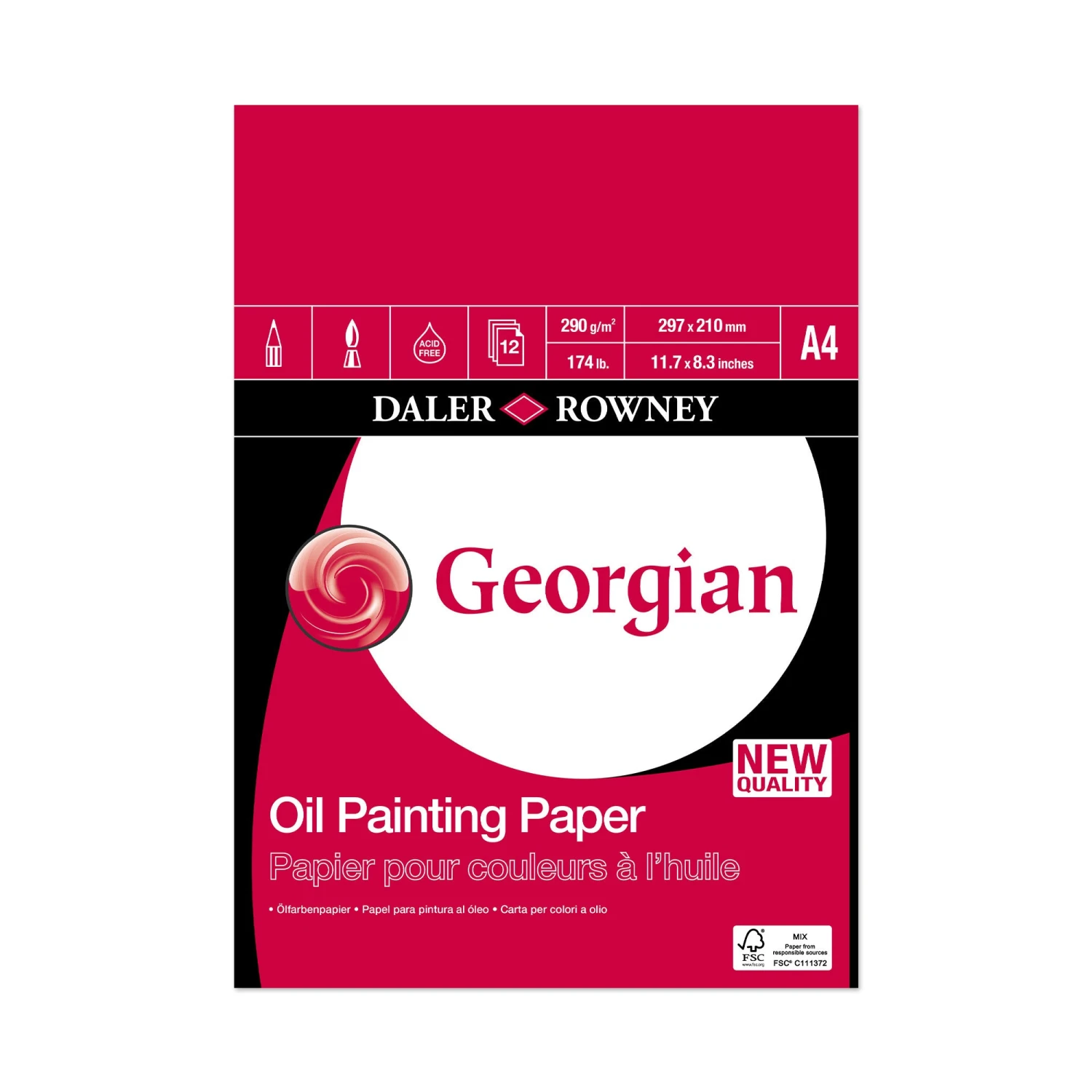Daler-Rowney Georgian Oil Painting Pad 4 Daler-Rowney Georgian Oil Painting Pad - Image 4