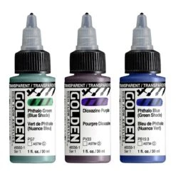Golden High Flow Acrylics - Transparent Colours 30ml