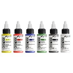 Golden High Flow Artist Acrylics Intro Set Of 6 X 30ml -ARTdiscount Golden high flow acrylics set colours