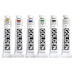 Golden Heavy Body Artist Acrylics Intro Set 6 X 22ml -ARTdiscount Golden intro set