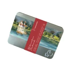 Hahnemuhle Watercolour Postcard Metal Tins - 230gsm - 30 Postcards
