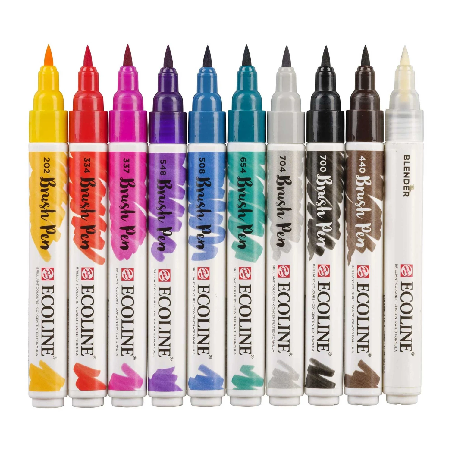 Royal Talens Ecoline Brush Pen Sets Of 10 Colours 1 Royal Talens Ecoline Brush Pen Sets Of 10 Colours