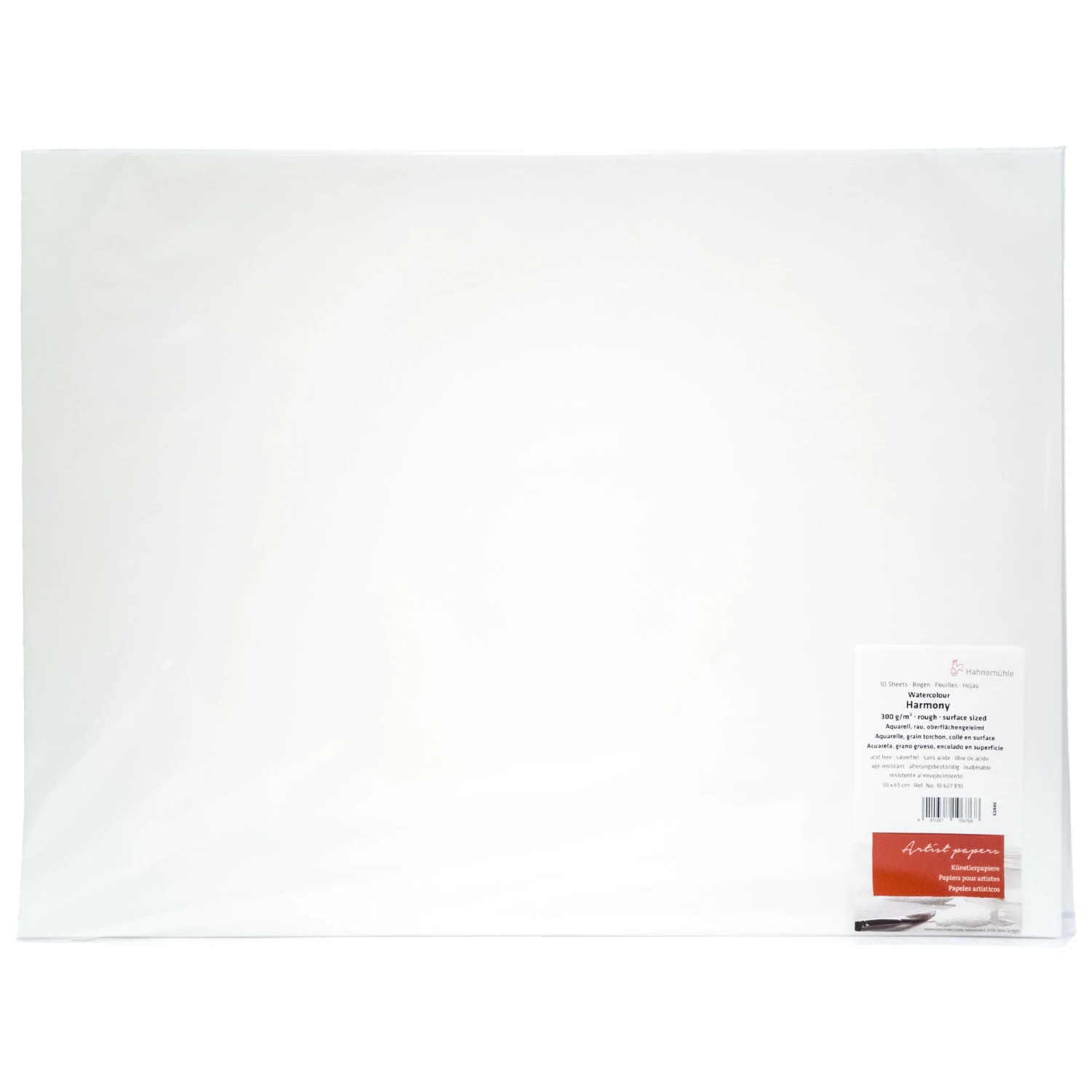 Hahnemühle 'Harmony' Watercolour Sheets - 50 X 65 - Rough - 10 Sheets - 300gsm 1 Hahnemühle 'Harmony' Watercolour Sheets - 50 X 65 - Rough - 10 Sheets - 300gsm