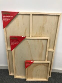 Seawhite Unprimed Cradled Panels - Packs Of 3 -ARTdiscount IMG 2555