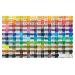 Derwent Inktense Watercolour Ink Pencils Tin Of 100 Assorted Colours -ARTdiscount Inktense Pencil 100 Tin swatches 300dpi 1