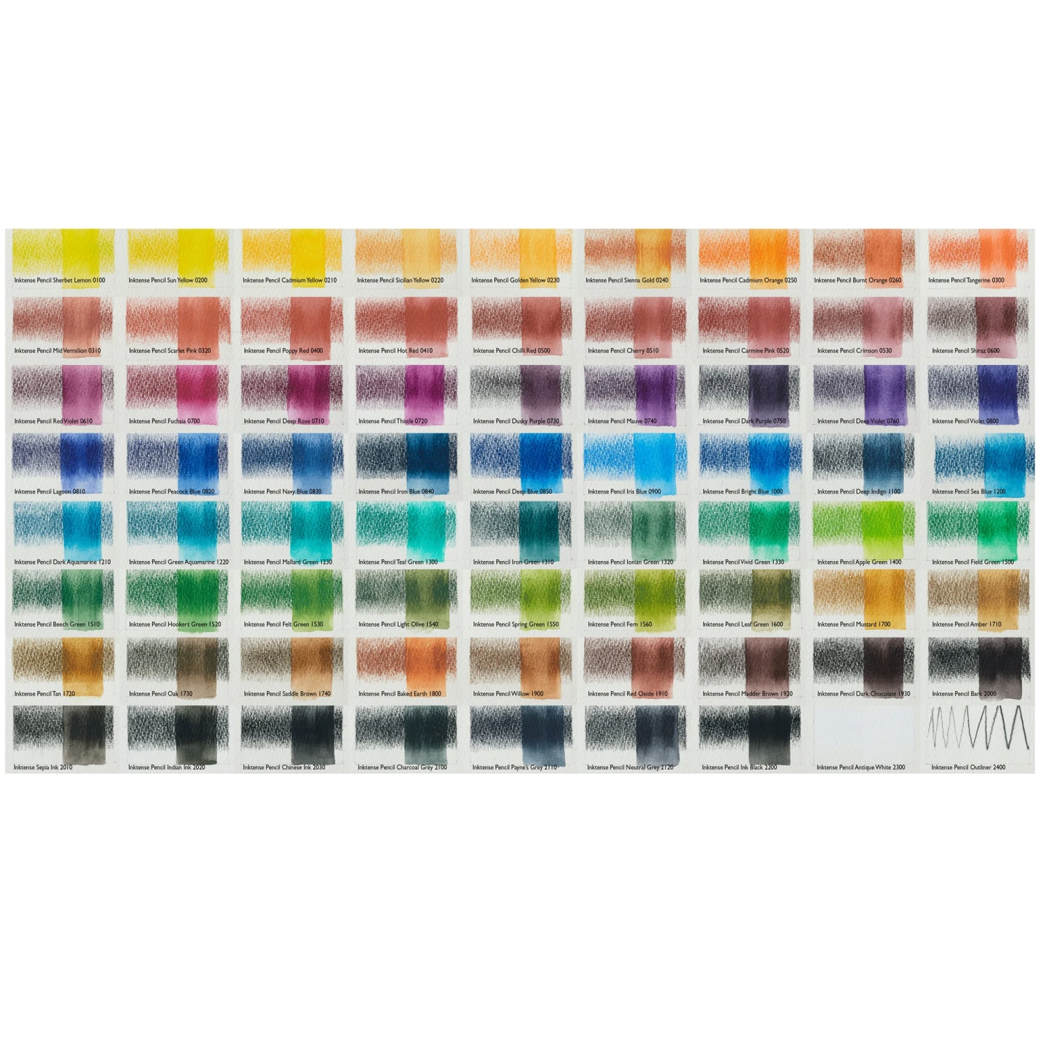 Derwent Inktense Pencils Wooden Box Of 72 5 Derwent Inktense Pencils Wooden Box Of 72 - Image 5