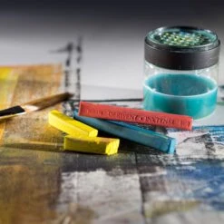 Derwent Inktense Watercolour Ink Blocks - Tin Of 12 -ARTdiscount Inktense Block Mood 2