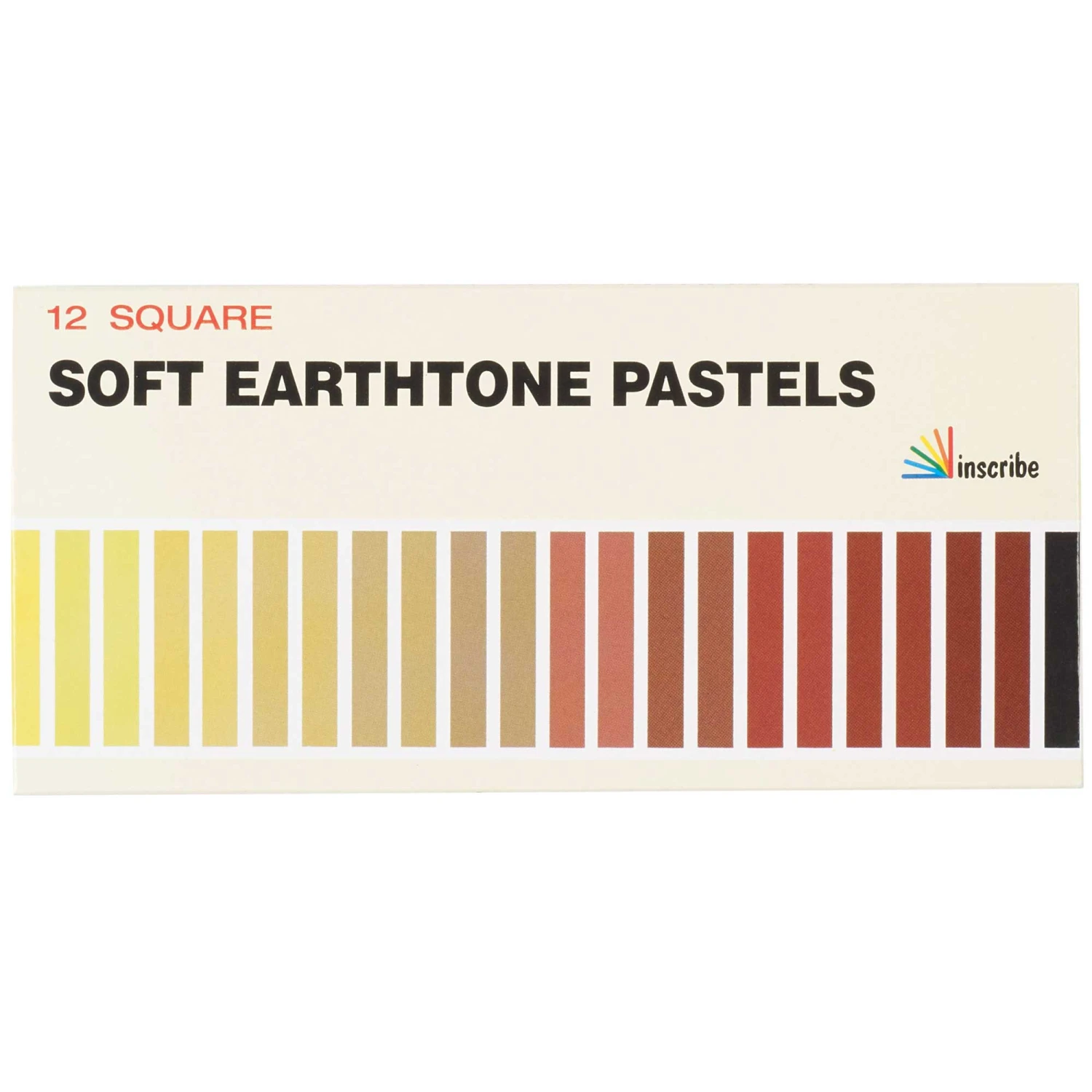 Inscribe Soft Earthtone Pastels - Set Of 12 Square Pastels 2 Inscribe Soft Earthtone Pastels - Set Of 12 Square Pastels - Image 2