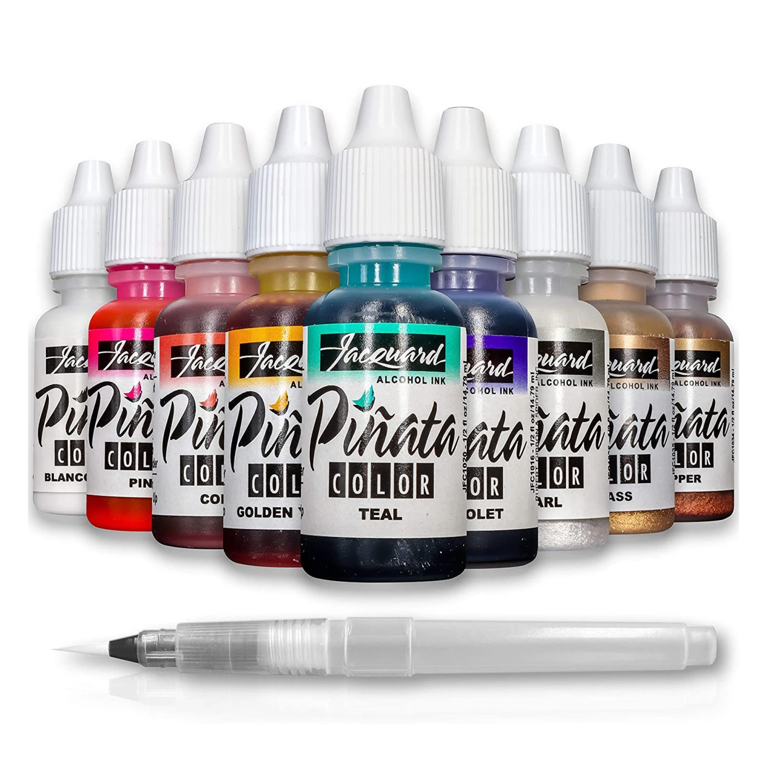 Piñata Alcohol Ink - Set Of 9 - 0.5oz (14ml) - Exciter Set Of 9 2 Piñata Alcohol Ink - Set Of 9 - 0.5oz (14ml) - Exciter Set Of 9 - Image 2