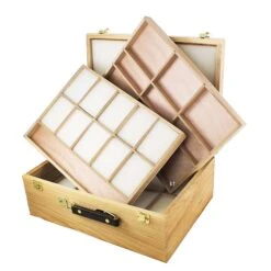 Langsett Wooden Pastel Box 7 Langsett Wooden Pastel Box -ARTdiscount Langset Wooden Pastel Box 3