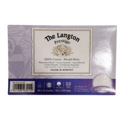 Daler-Rowney Langton Prestige Watercolour Board - 30"x22" (76x56cm) - Pack Of 5 6 Daler-Rowney Langton Prestige Watercolour Board - 30"x22" (76x56cm) - Pack Of 5 -ARTdiscount Langton Board Rough