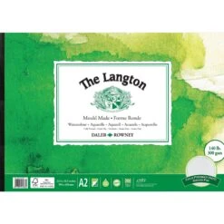 Daler-Rowney Langton Watercolour Pad 'NOT' (Cold Pressed) 9 Daler-Rowney Langton Watercolour Pad 'NOT' (Cold Pressed) -ARTdiscount Langton NOT Pad A2