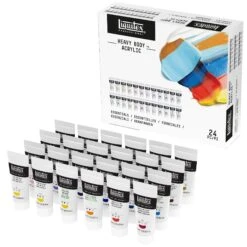 Liquitex Heavy Body Acrylic Essentials Set 24 X 22ml -ARTdiscount Liquitex heavy body set 24
