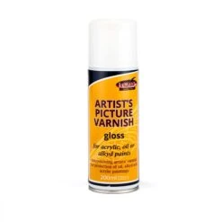 Loxley Artists Picture Varnish 200ml Aerosols -ARTdiscount Loxley Picture Varnish Gloss