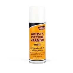 Loxley Artists Picture Varnish 200ml Aerosols -ARTdiscount Loxley Picture Varnish Matt