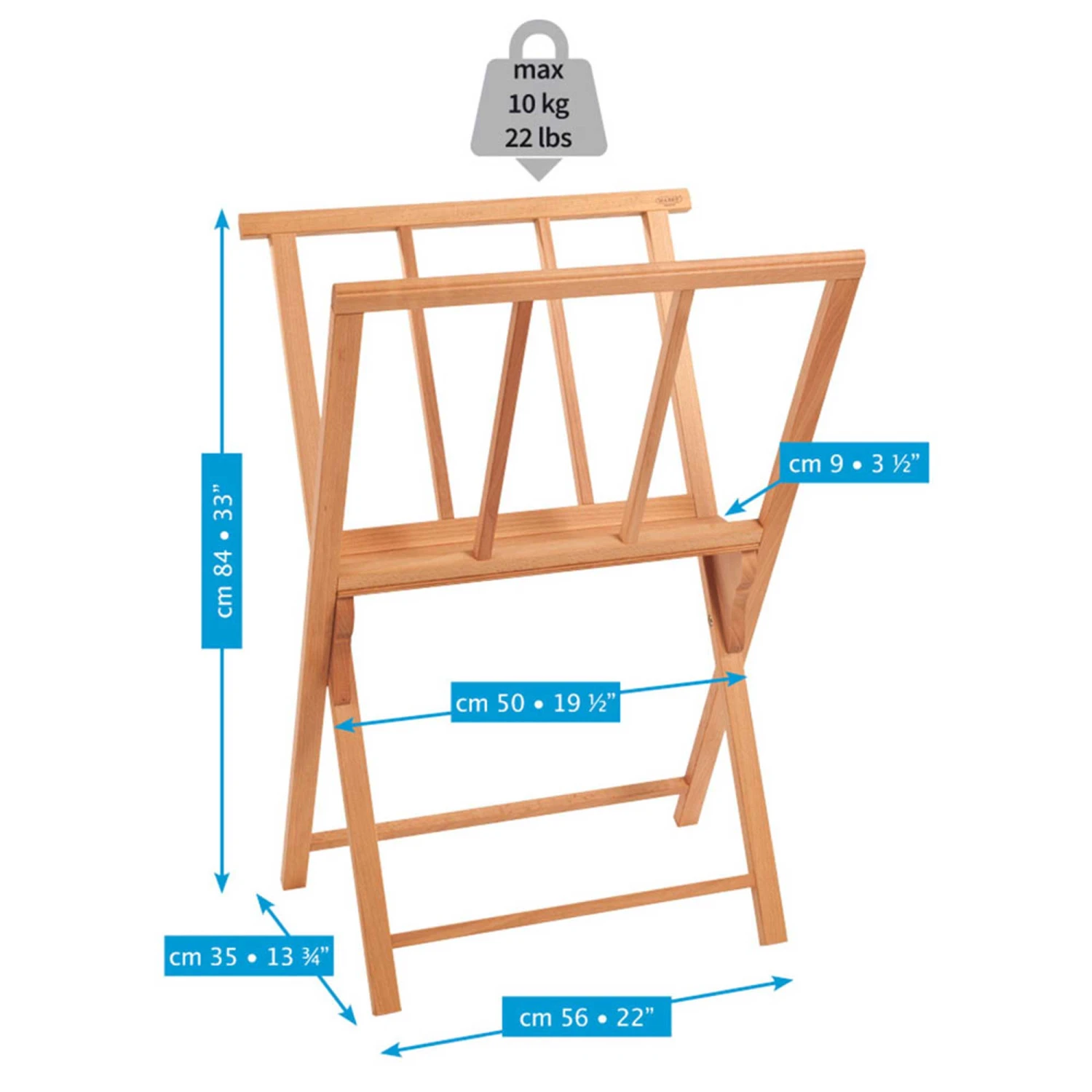 Mabef M38 Folding Print Rack 2 Mabef M38 Folding Print Rack - Image 2