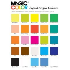 MAGIC COLOR Liquid Acrylic Colours 28ml Jars -ARTdiscount MC Liquid Acrylic 28ml Jars 3