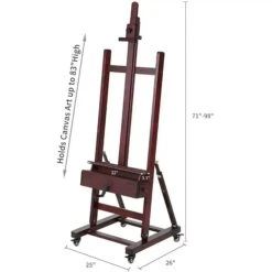 MEEDEN Deluxe Crank Adjusting Master Artist Easel - Deep Walnut Finish 6 MEEDEN Deluxe Crank Adjusting Master Artist Easel - Deep Walnut Finish -ARTdiscount MEEDEN Deluxe Crank Adjusting Master Artist Easel Stand Dark Walnut W15S MEEDEN 1692307415750 1500x1500 783f13ab bb12 477b 9e75 98bf2de8291a