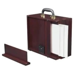 MEEDEN Table Easel Pochade Box With Carrier Bag - Deep Walnut - Ex Display -ARTdiscount MEEDEN Plein Air Pochade Box Dark Walnut MEEDEN 1692045384907 1500x1256 d86cad65 ab0a 4de5 9ba2 8002f671b765