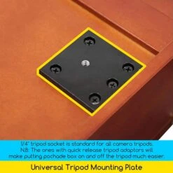 MEEDEN Table Easel Pochade Box - Walnut -ARTdiscount MEEDEN POCHADE BOX 5