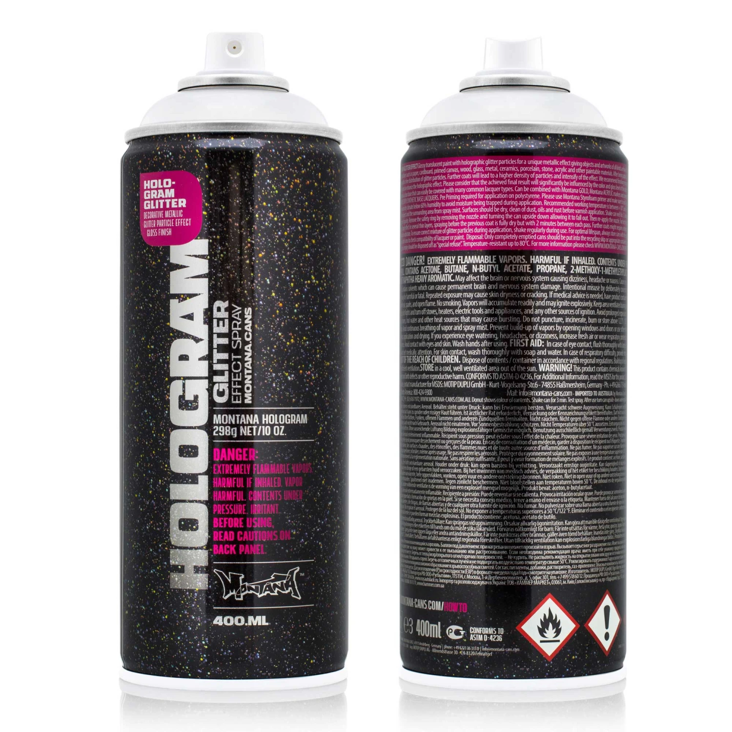 Montana Hologram Glitter - 400ml 1 Montana Hologram Glitter - 400ml