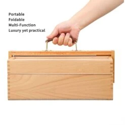 MEEDEN Wooden Art Supply Storage Box 3 Levels -ARTdiscount Meeden storage box 4