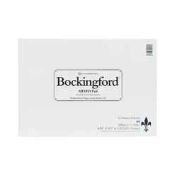 Bockingford Watercolour Mixed Glued Pads - 300gsm, 12 Sheets -ARTdiscount Mixed Pads 3