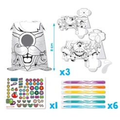 Maped Creativ Mini Box - Monsters To Decorate Kit 6 Maped Creativ Mini Box - Monsters To Decorate Kit -ARTdiscount Monsters Build 3