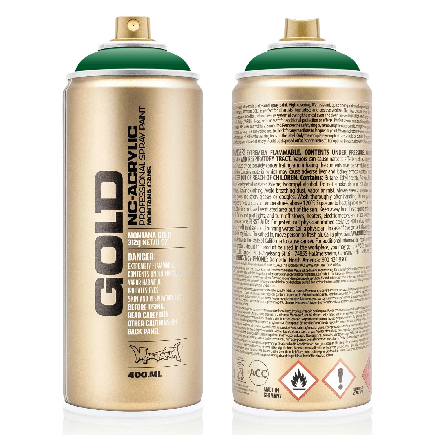 Montana Gold Spray Cans 400ml (G6060 To M3010s) 1 Montana Gold Spray Cans 400ml (G6060 To M3010s)