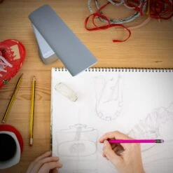 Daylight Company Smart Go Portable Lamp -ARTdiscount N1370 Smart Go AG 02 Sketching sneakers design by hand in workhop studio scaled 1