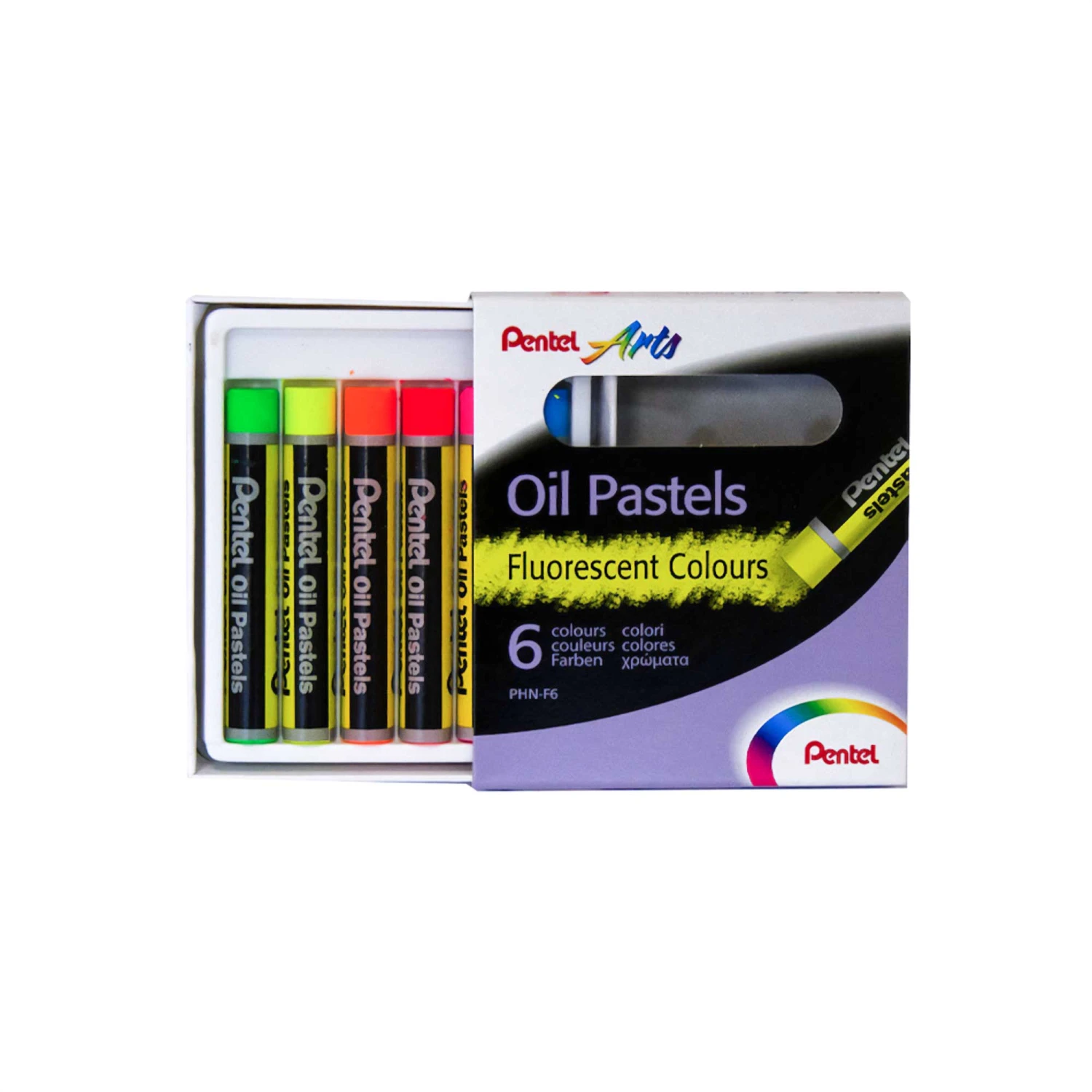 Pentel Arts Oil Pastel Sets Metallic & Fluorescent Colours 2 Pentel Arts Oil Pastel Sets Metallic & Fluorescent Colours - Image 2