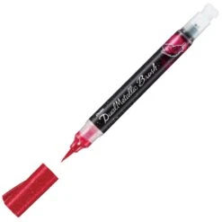 Pentel Arts Dual Metallic Brush Pens -ARTdiscount PN88971 PP Pentel Hybrid Dual Metallic Brush Pen Pink Metallic Pink P3