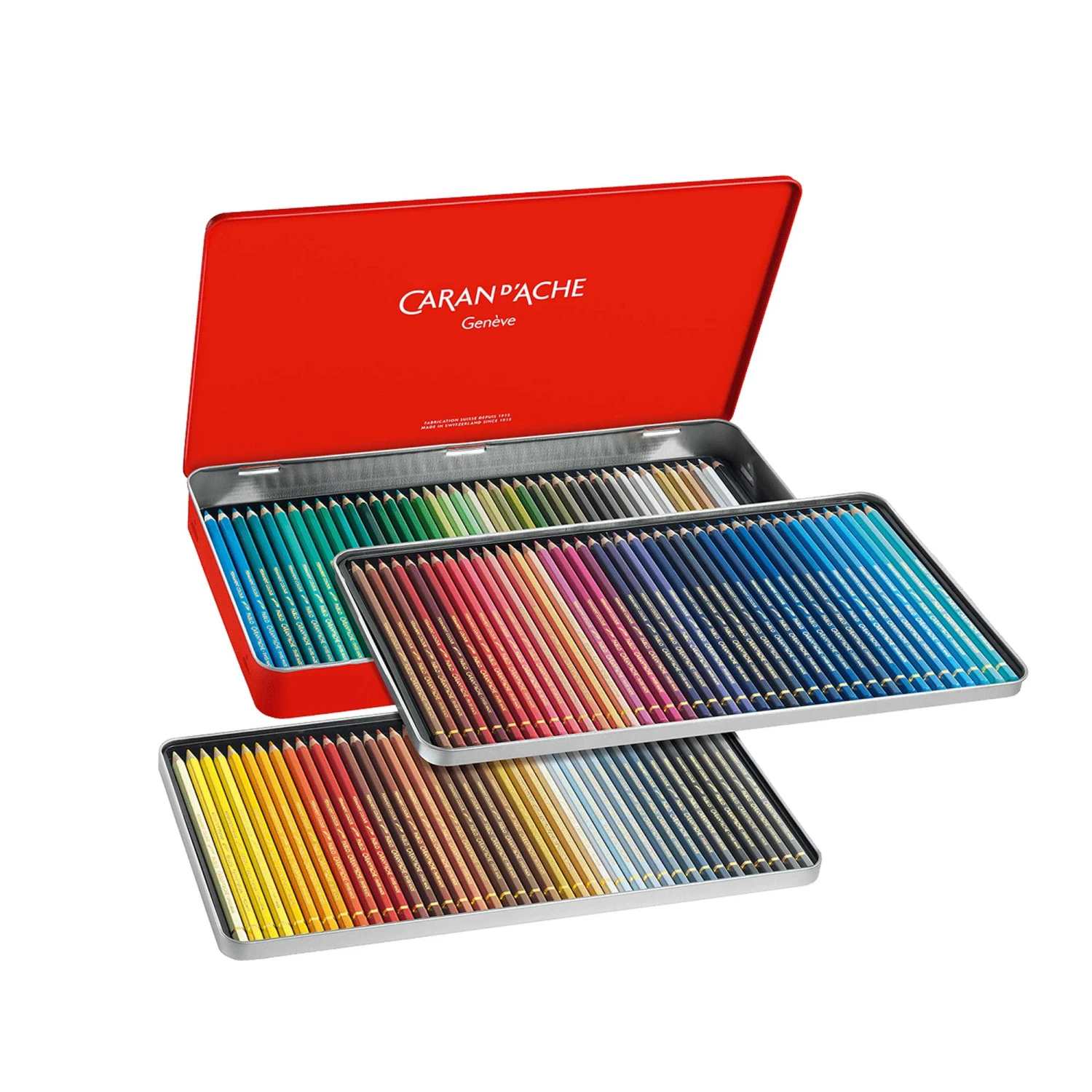 Caran D'Ache Pablo Coloured Pencils Tin Of 120 1 Caran D'Ache Pablo Coloured Pencils Tin Of 120
