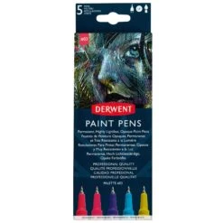Derwent Paint Pens - Set Of 5 #03