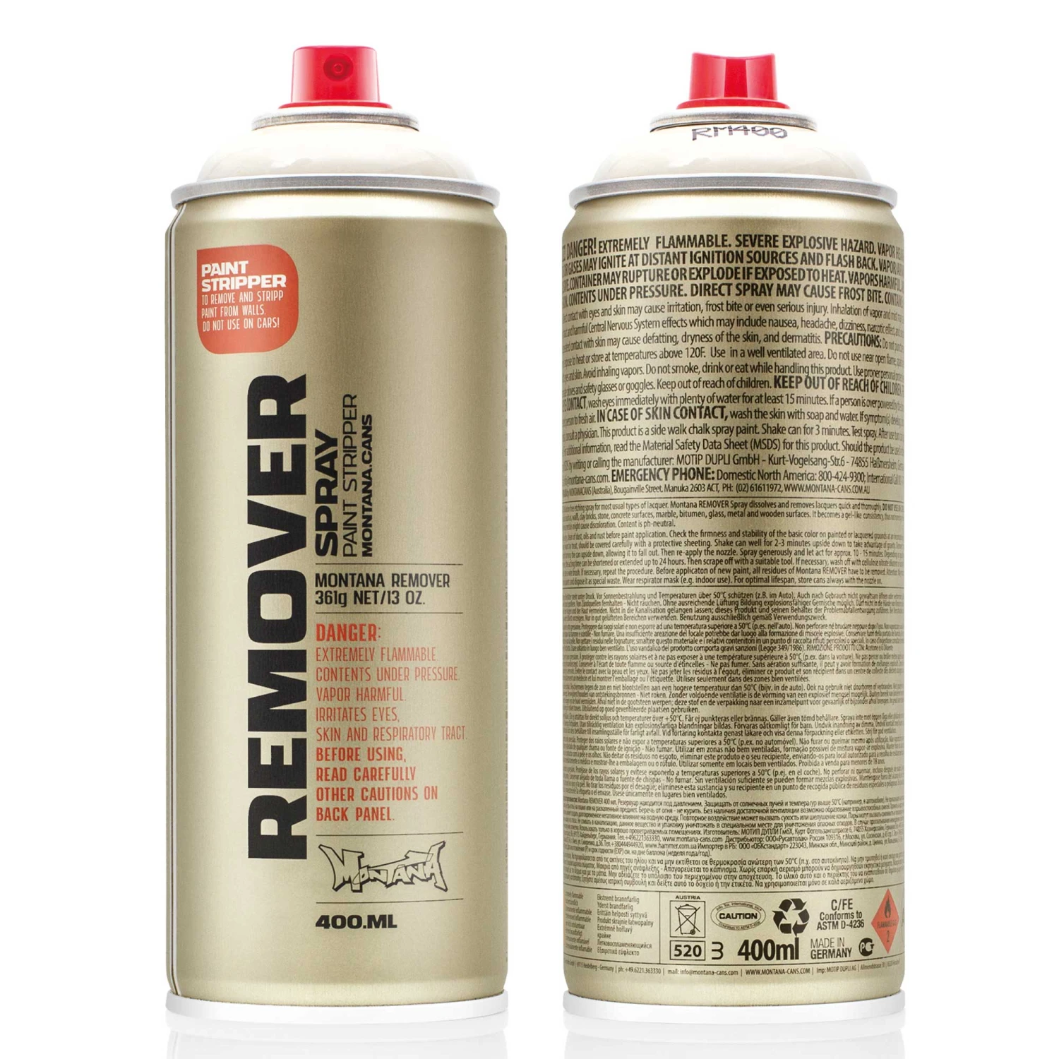 Montana - Paint Remover - RM400 - 400ml 1 Montana - Paint Remover - RM400 - 400ml