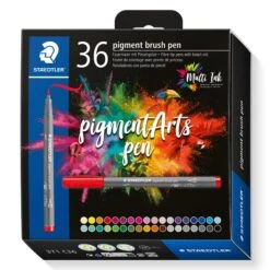 Staedtler Pigment Arts Multi Ink Brush Pens Set Of 36