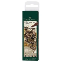 Faber-Castell Fine Pitt Brush Pen Sets Of 4 10 Faber-Castell Fine Pitt Brush Pen Sets Of 4 -ARTdiscount Pitt Brush Sepia