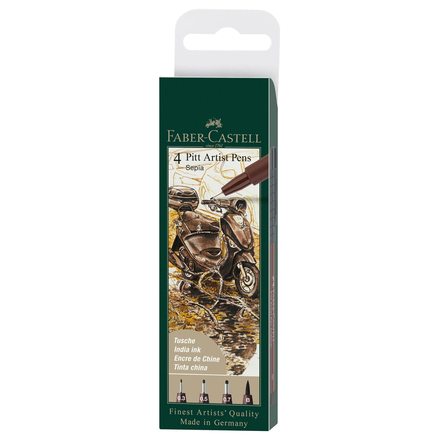 Faber-Castell Fine Pitt Brush Pen Sets Of 4 5 Faber-Castell Fine Pitt Brush Pen Sets Of 4 - Image 5