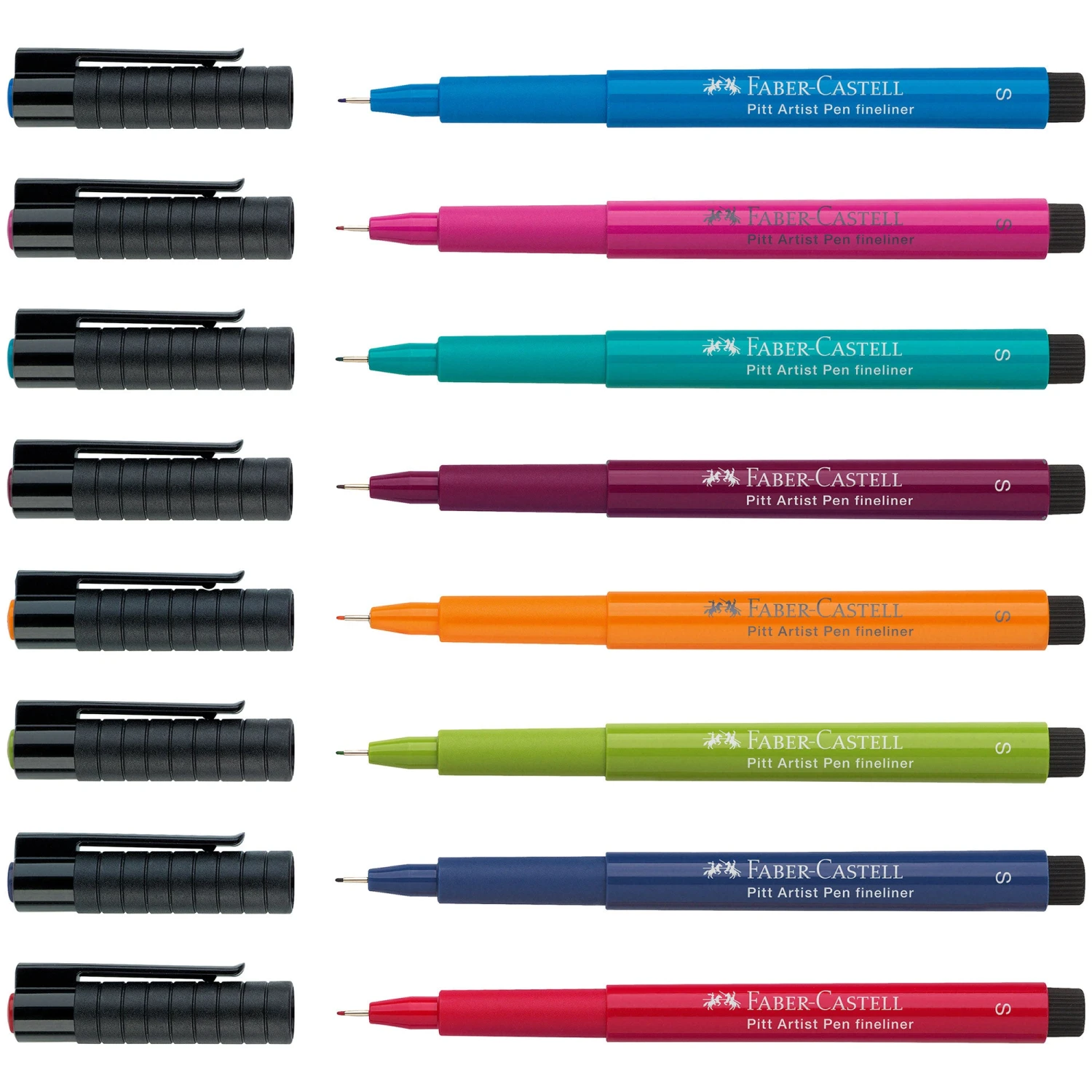 Faber-Castell Pitt Artists Pens - S/0.3mm Coloured Fibertip Pens 2 Faber-Castell Pitt Artists Pens - S/0.3mm Coloured Fibertip Pens - Image 2