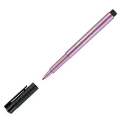 Faber-Castell PITT Artists' Pens - 1.5mm Metallic Bullet Tip Pen -ARTdiscount Pitt metallic berry