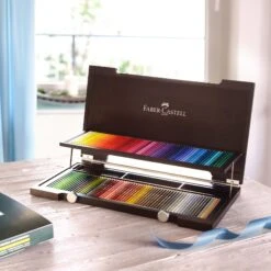 Faber-Castell Polychromos Wood Case Set 120 7 Faber-Castell Polychromos Wood Case Set 120 -ARTdiscount Polychromos 120 4