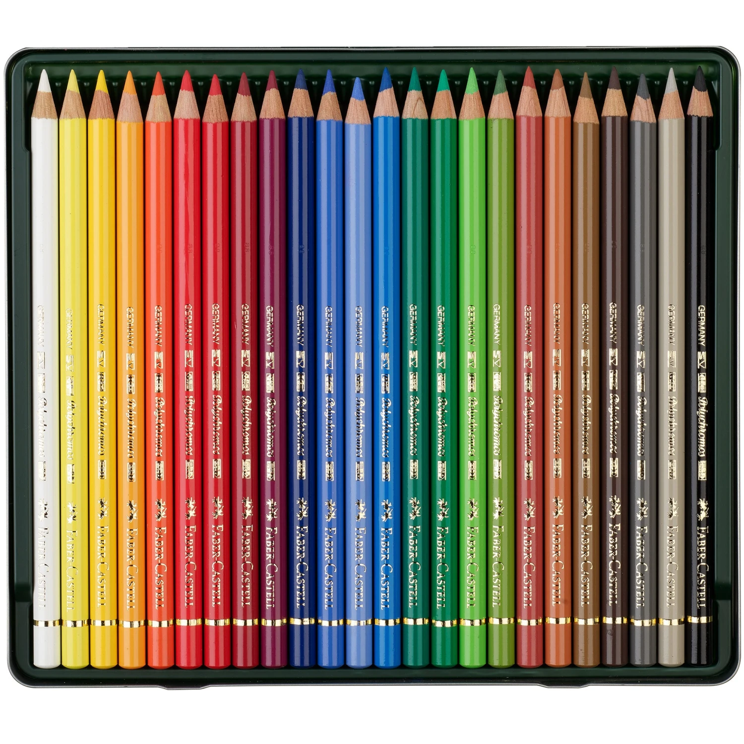 Faber-Castell Polychromos Artists Pencil Set Of 24 2 Faber-Castell Polychromos Artists Pencil Set Of 24 - Image 2