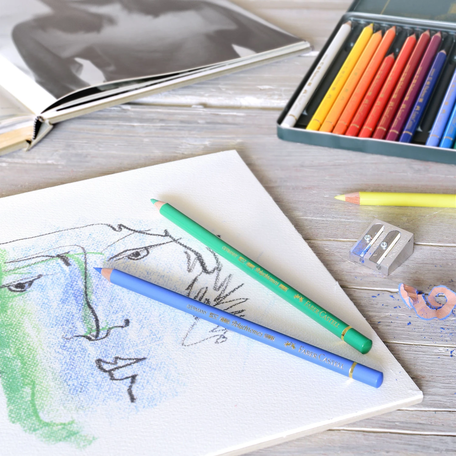 Faber-Castell Polychromos Artists Pencil Set Of 24 4 Faber-Castell Polychromos Artists Pencil Set Of 24 - Image 4