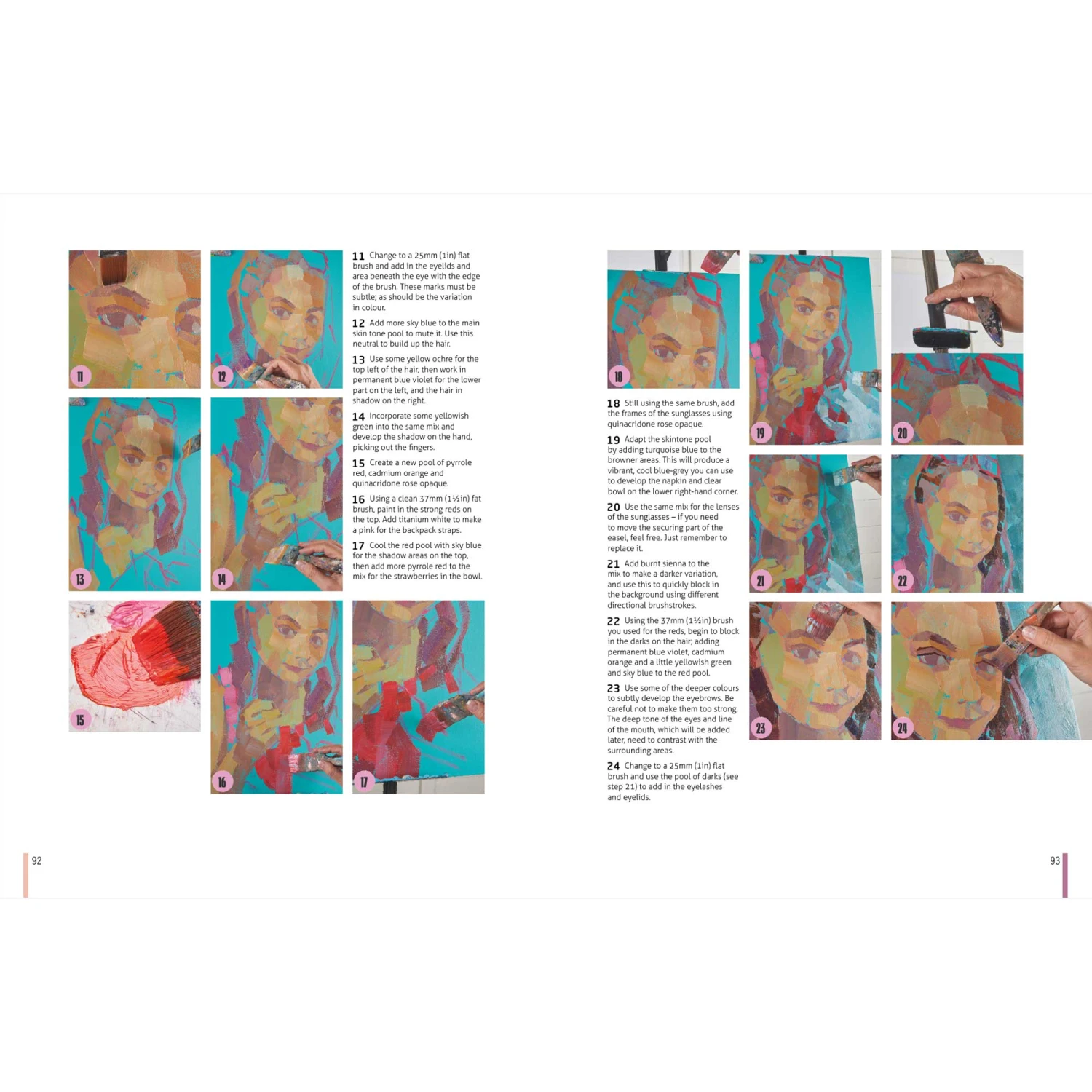 Painting Portraits In Acrylics - H. Akib 4 Painting Portraits In Acrylics - H. Akib - Image 4