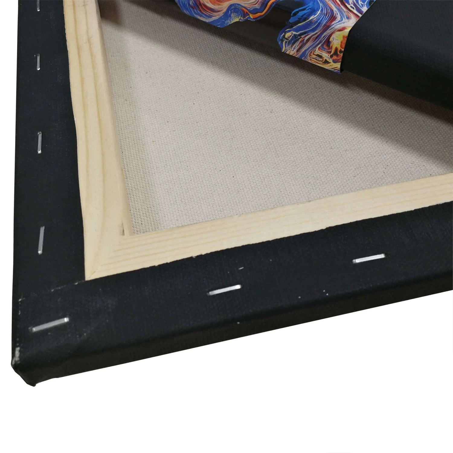 ARTdiscount PREMIUM Stretched BLACK Canvas - Standard Profile 4 ARTdiscount PREMIUM Stretched BLACK Canvas - Standard Profile - Image 4